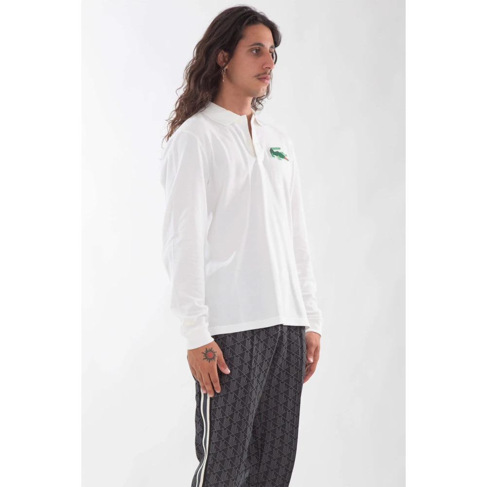 Lacoste Badge Polo Shirt in 70V White Heren