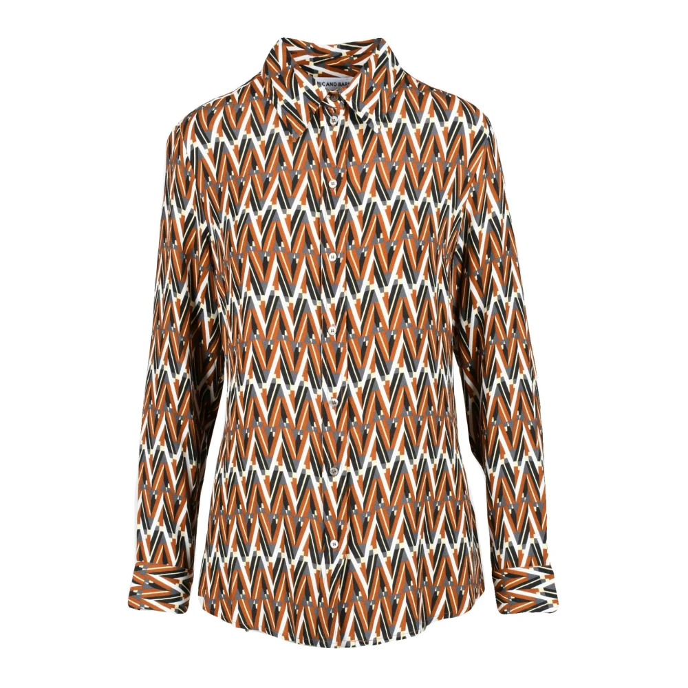 Attic and Barn Viscose overhemd met unieke stijl Multicolor Dames