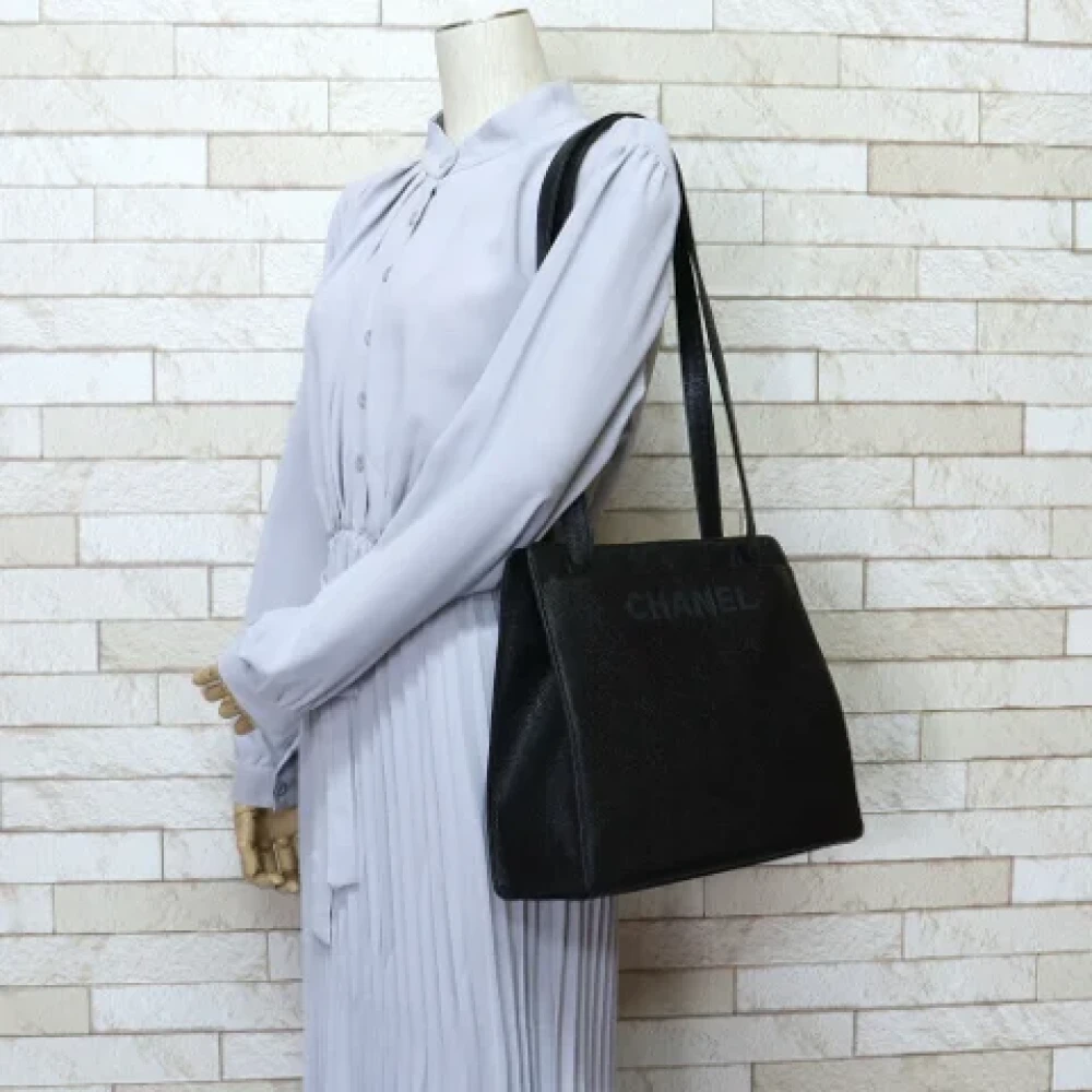 Chanel Vintage Pre-owned Fabric chanel-bags Black Dames