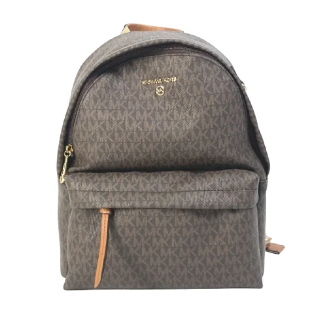 Michael Kors Pre-owned Canvas backpacks Brown Dames