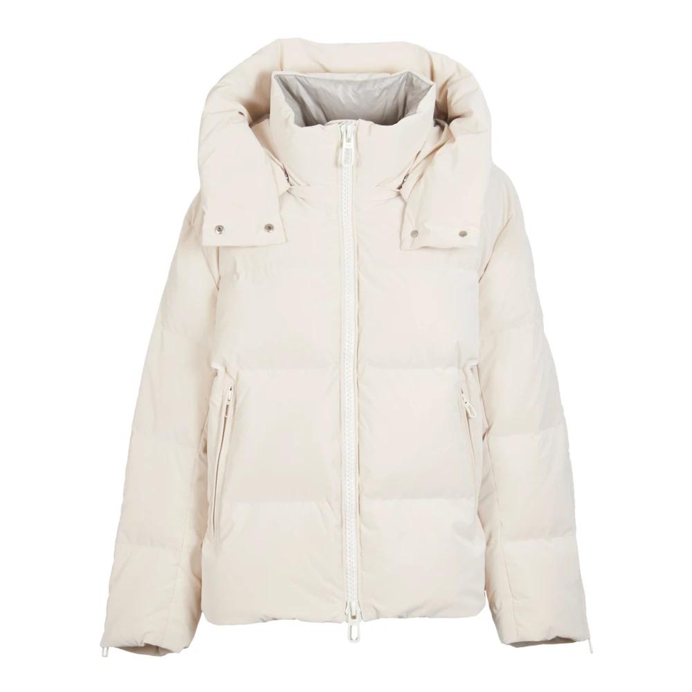 Duno Korte Puffer Jas Room Beige Dames