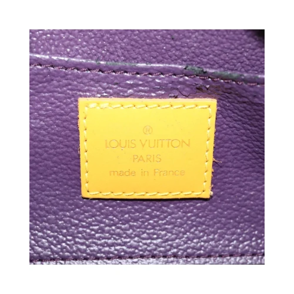 Louis Vuitton Vintage Pre-owned Leather louis-vuitton-bags Yellow Dames
