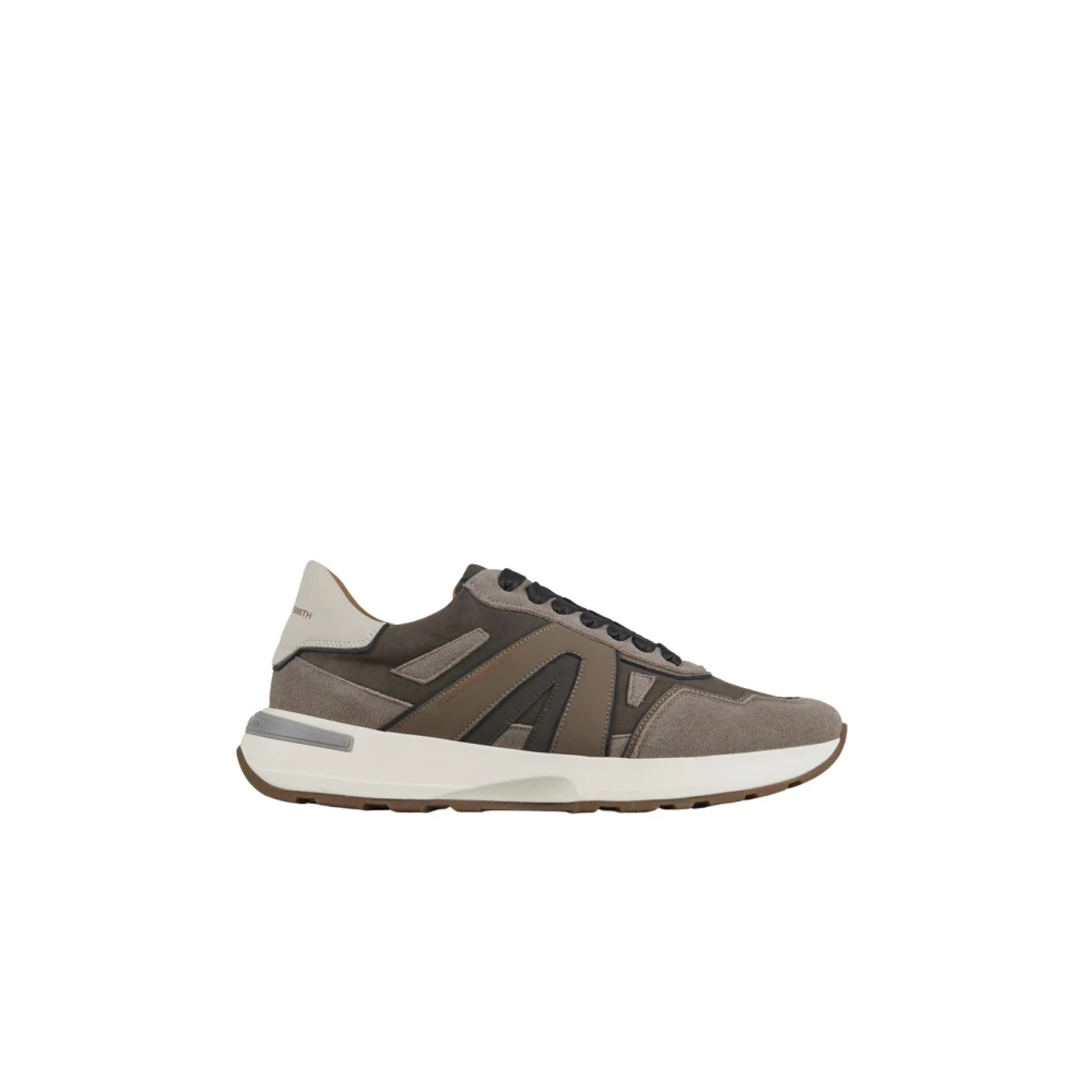 Alexander Smith Liverpool Heren Zacht Leer en Gewassen Toon Nylon Heren Schoenen Veelkleurig Multicolor