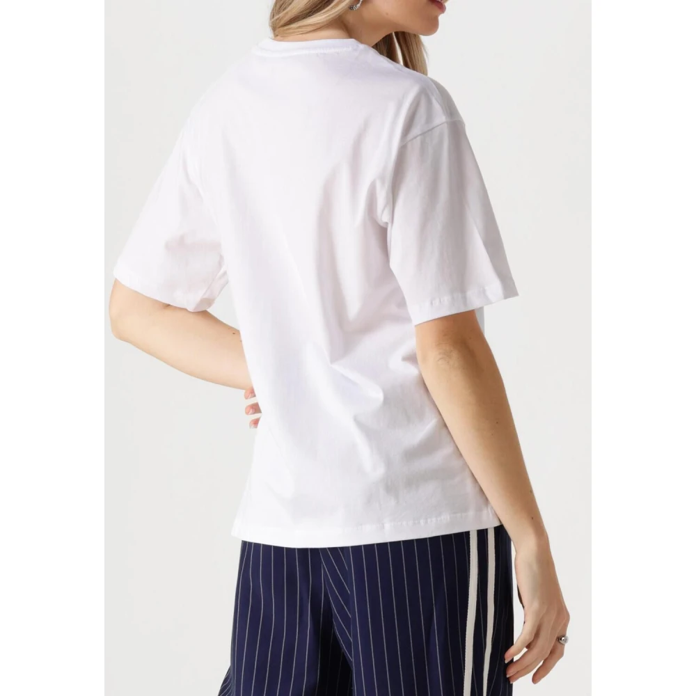 Refined Department Wit Mexie T-shirt voor vrouwen White Dames