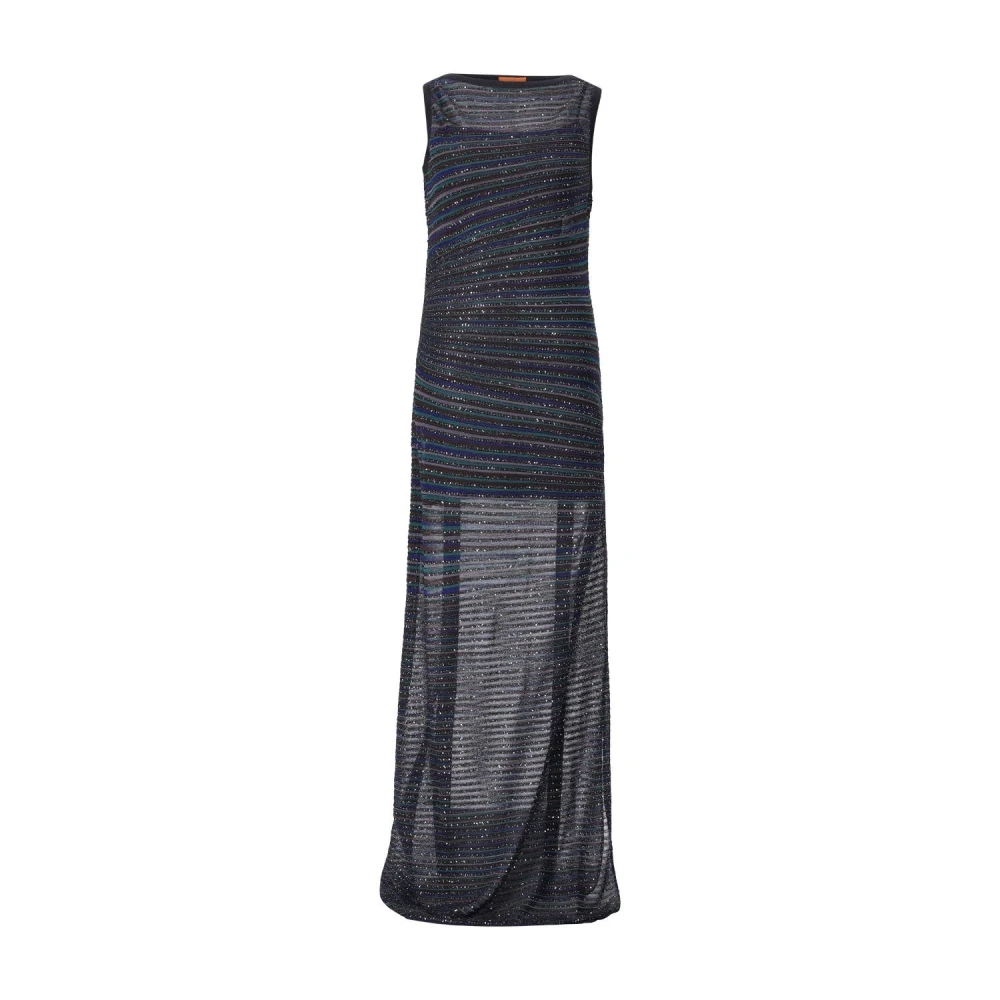 Missoni Mujer Multicolor - Vestido Maxi De Lentejuelas A Rayas - Dresses - S - Vestido Maxi De Lentejuelas A Rayas