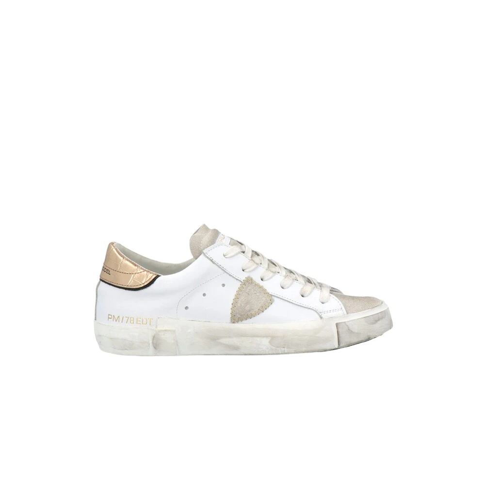 Philippe Model Women's White Sneakers, 7 Uk, Low Top Trainers