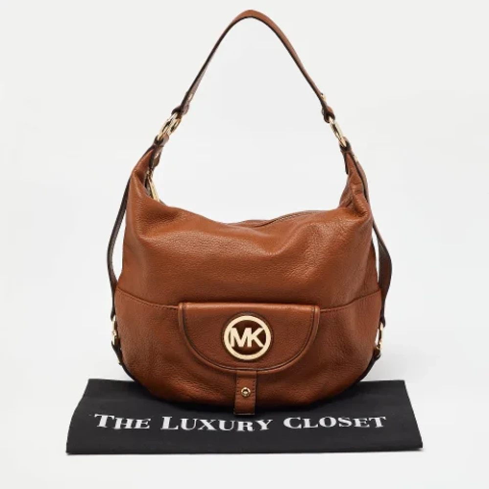 Michael Kors Pre-owned Leather handbags Brown Dames