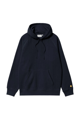 sweat-a-capuche-navy-gold