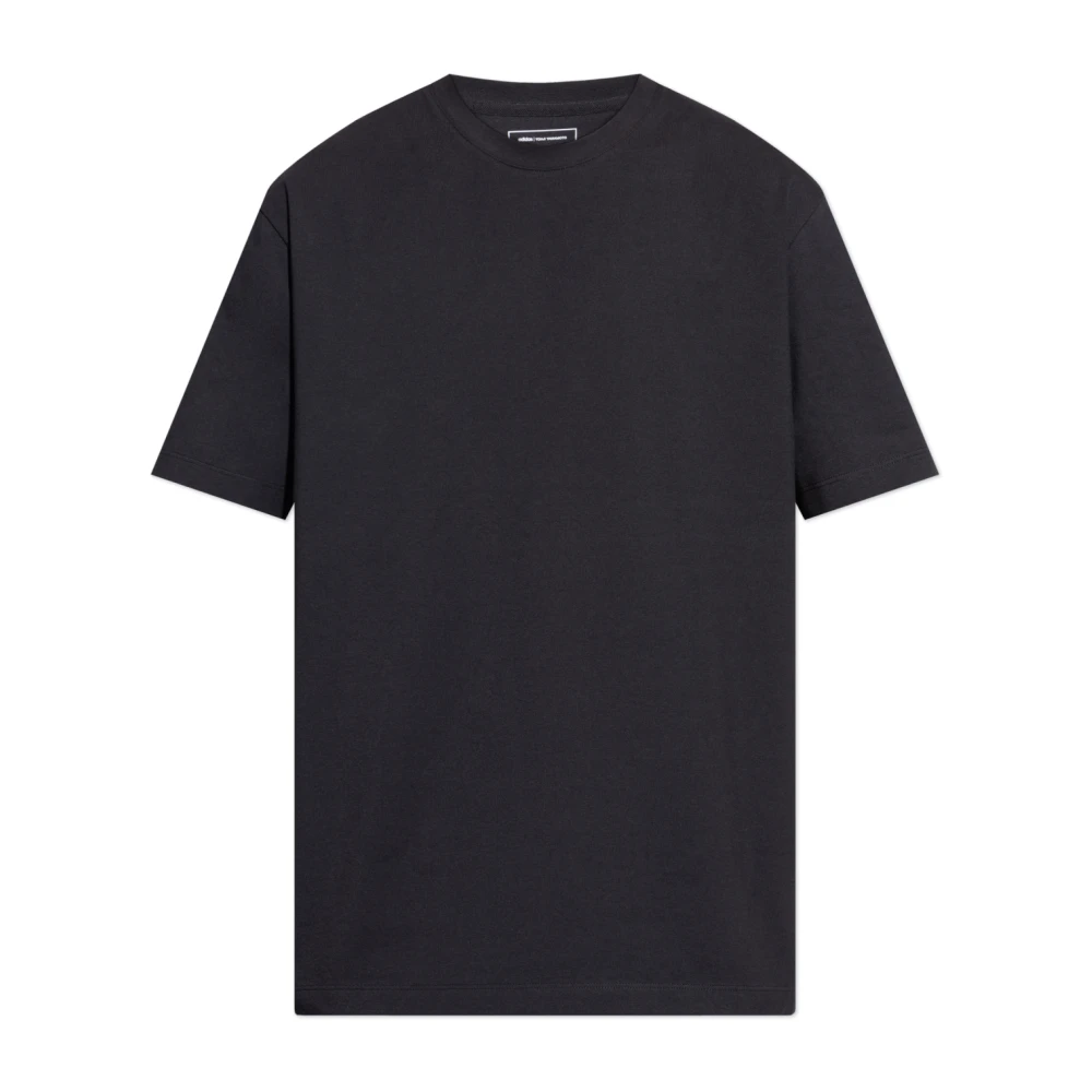 Y-3 Men's Black T-Shirt With Logo - T-Shirts - S - Tops