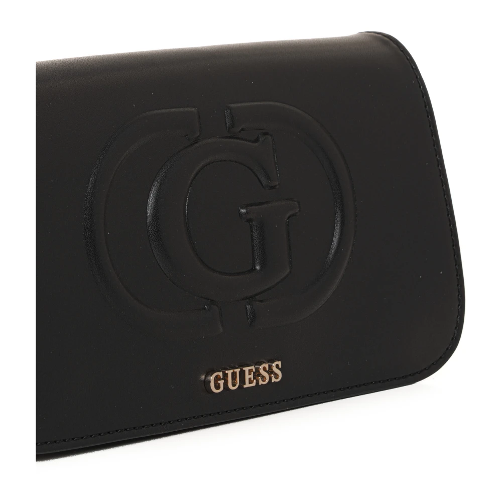 Guess Schouderklep Kleine Tas Black Dames