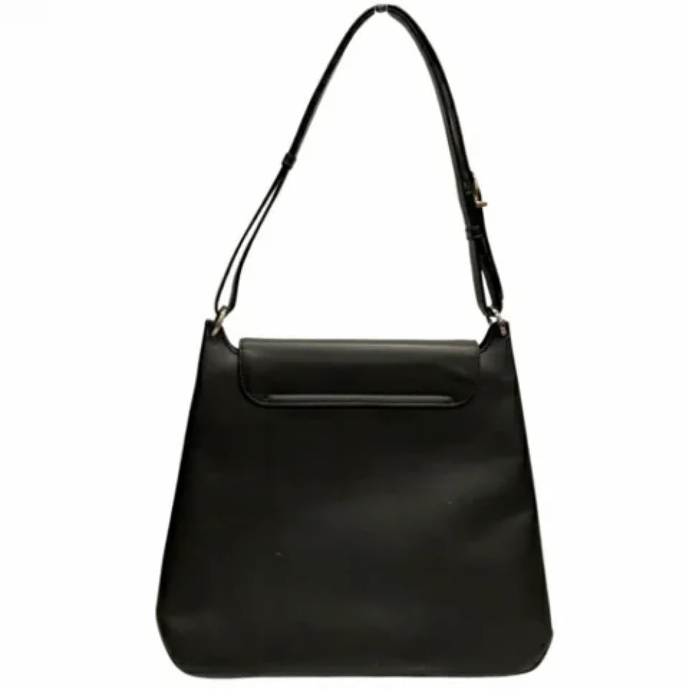 Salvatore Ferragamo Pre-owned Leather shoulder-bags Black Dames