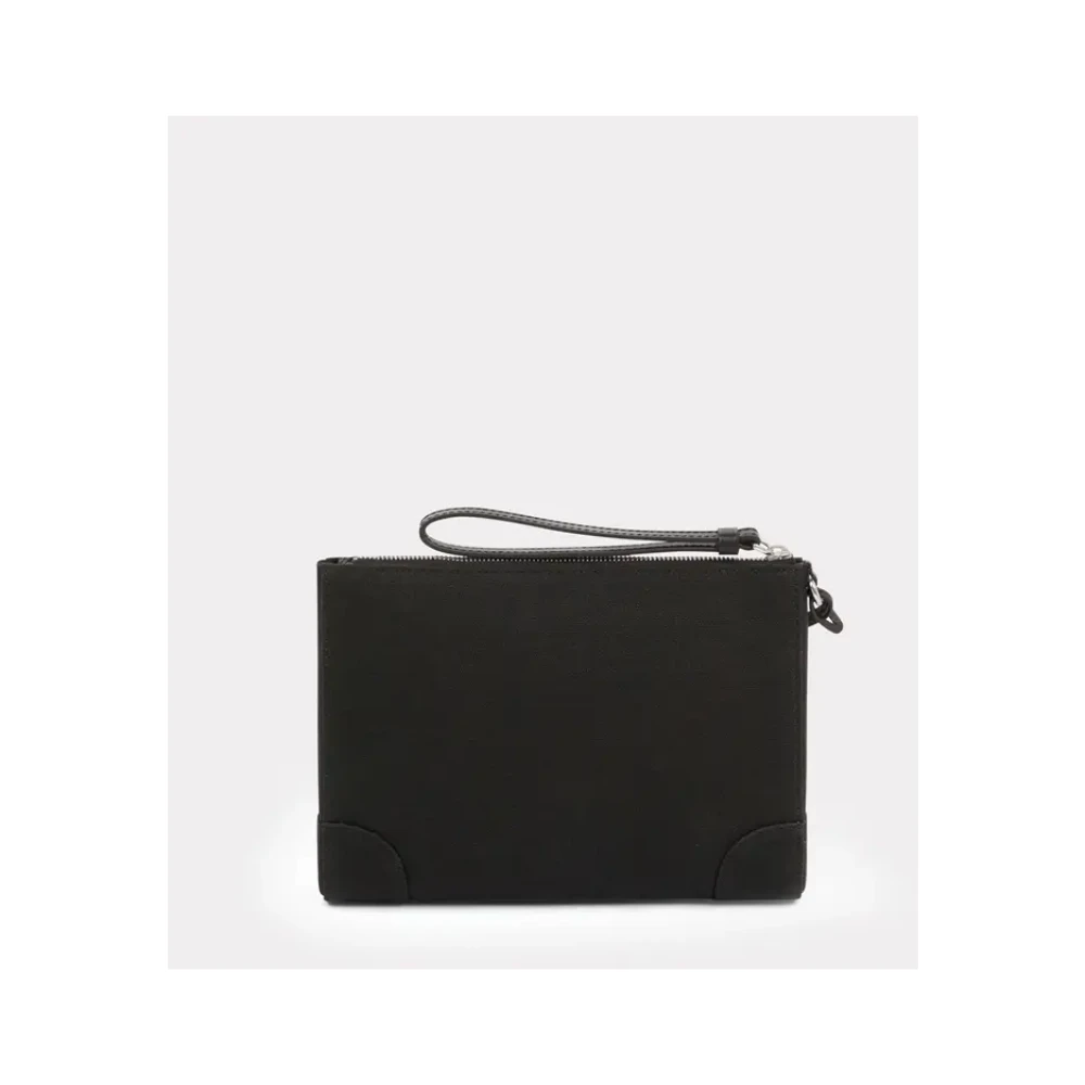 Kenzo Zwarte Tas Geïnspireerd op Reizen met Badgehouder Black Dames