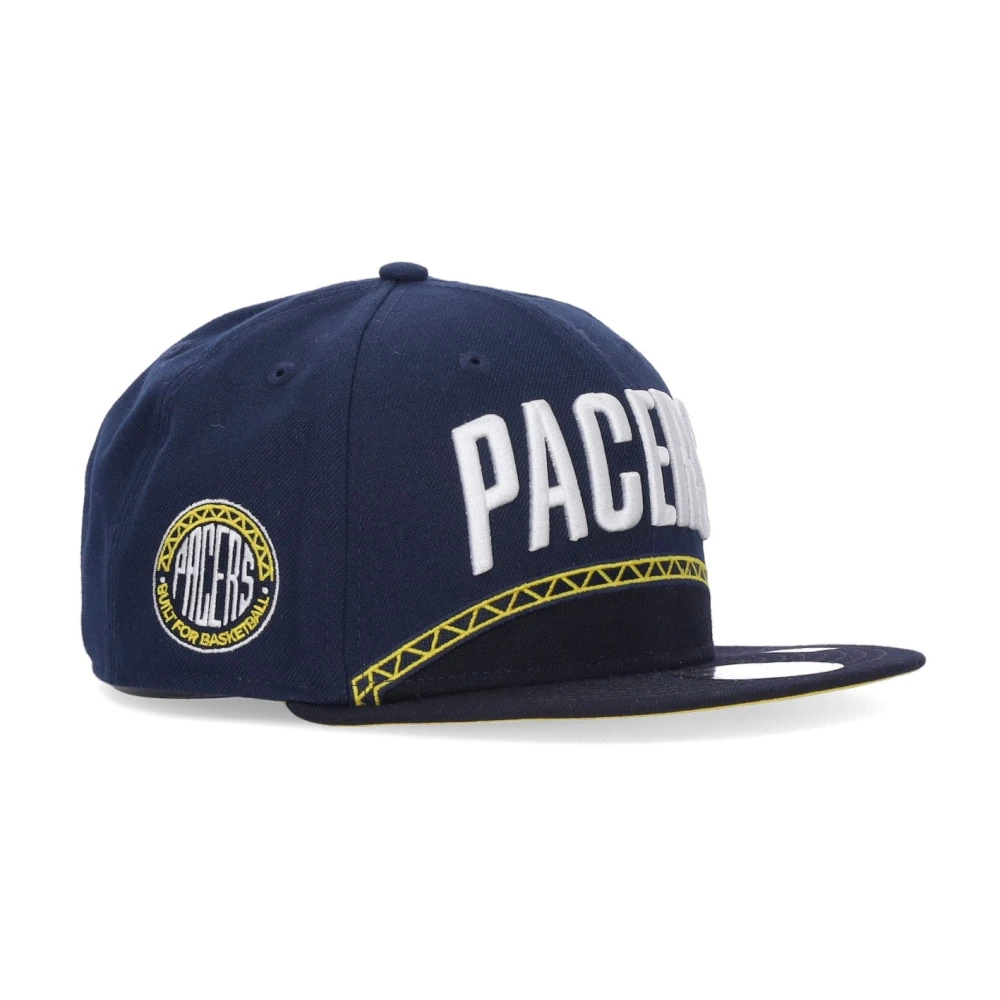 new era Indiana Pacers Platte Klep Pet Blue Unisex