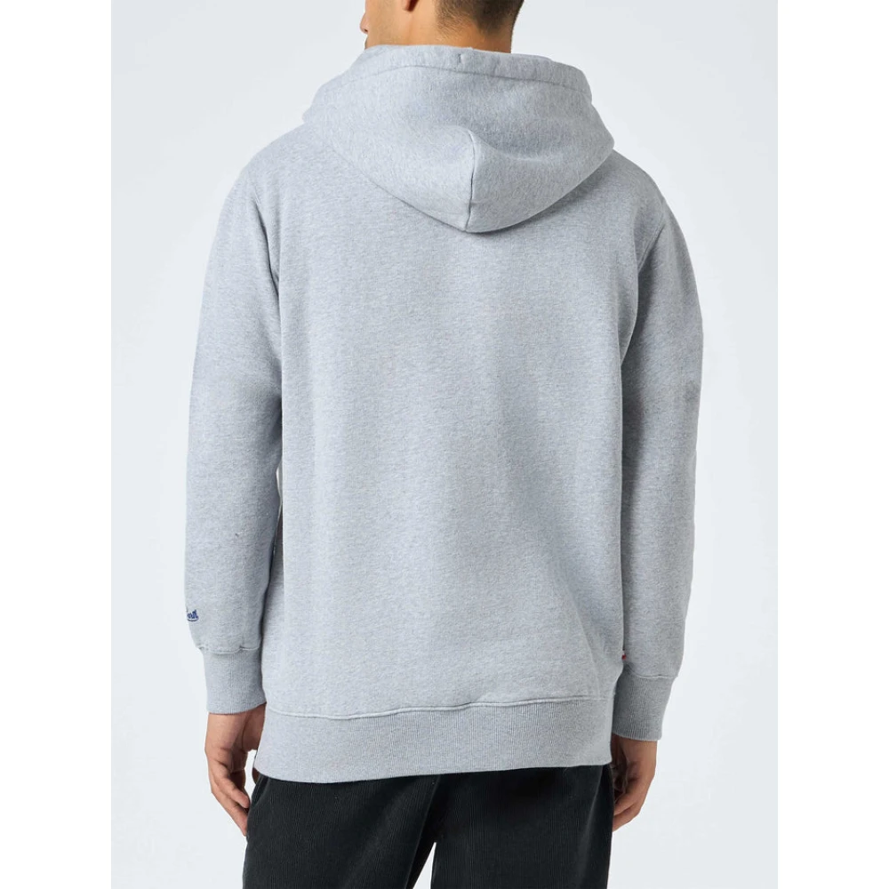 MC2 Saint Barth Grijze Tribeca Holiday Edition Logo Sweatshirt Gray Heren