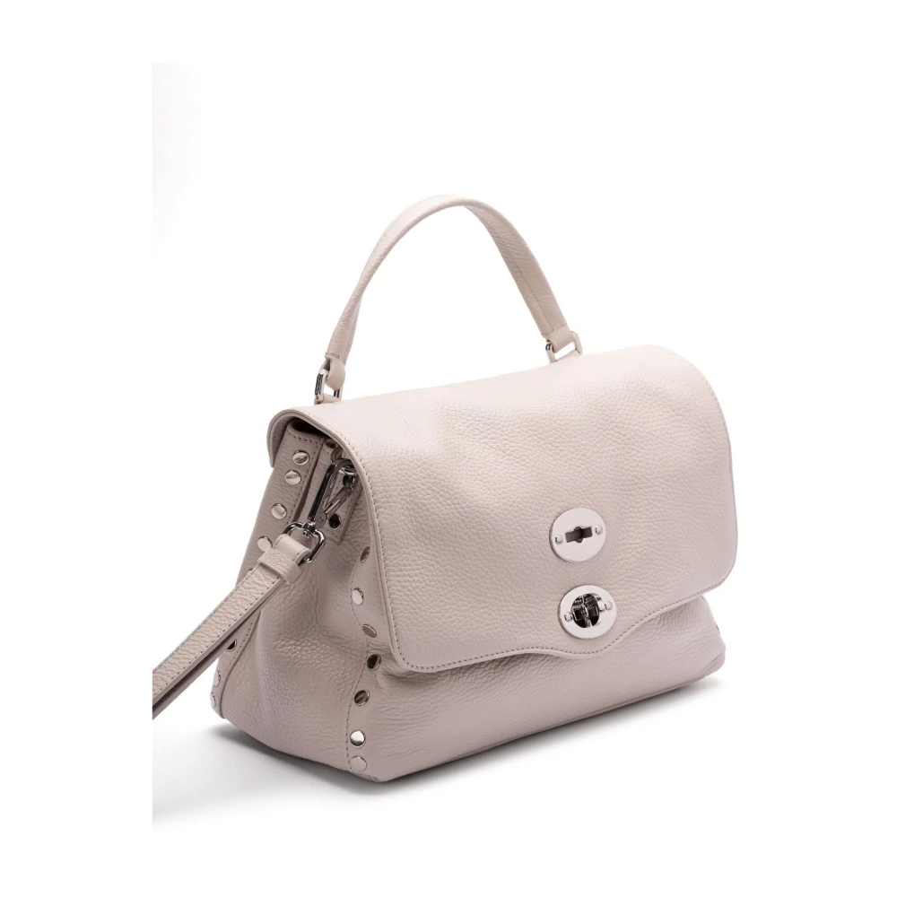 Zanellato Witte Leren Handtas Elegantie White Dames
