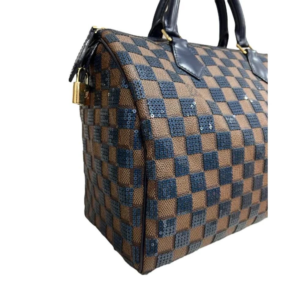Louis Vuitton Vintage Pre-owned Fabric handbags Brown Dames