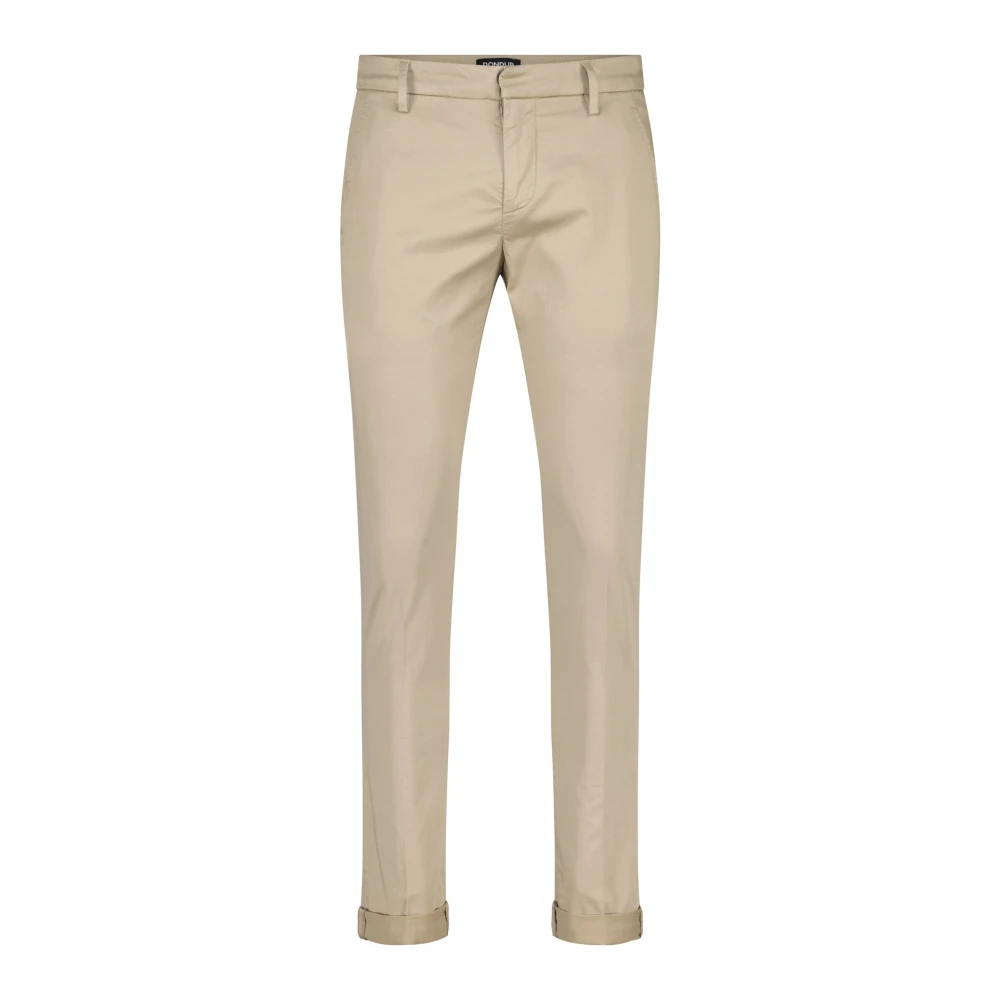 Dondup Katoenen Chino Broek met Stijlvol Ontwerp Beige Heren