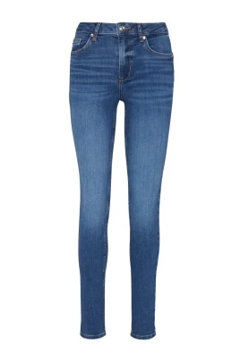 Blå Denim Slim Jeans Basic