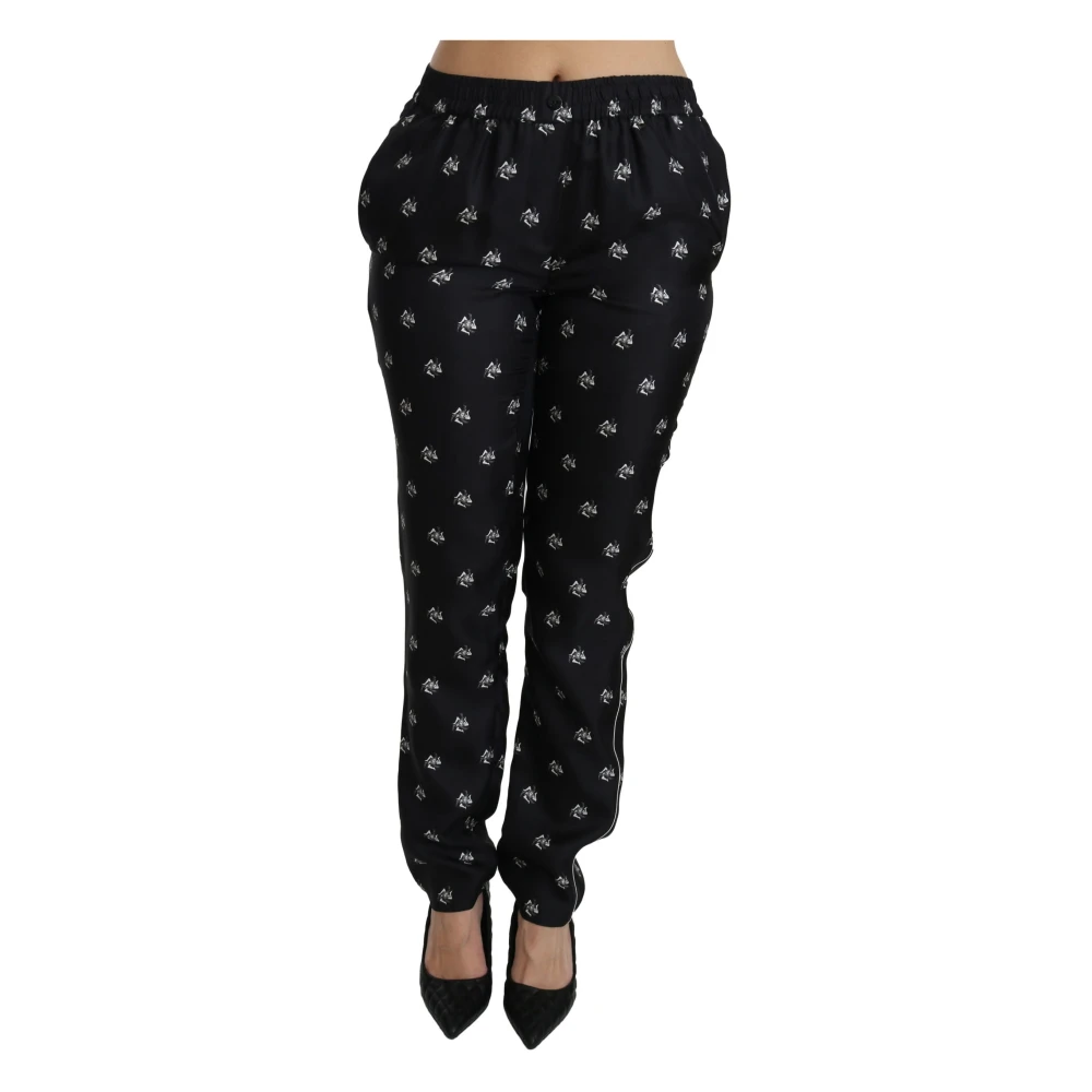Dolce & Gabbana Donna Nero Pantaloni, S, New,