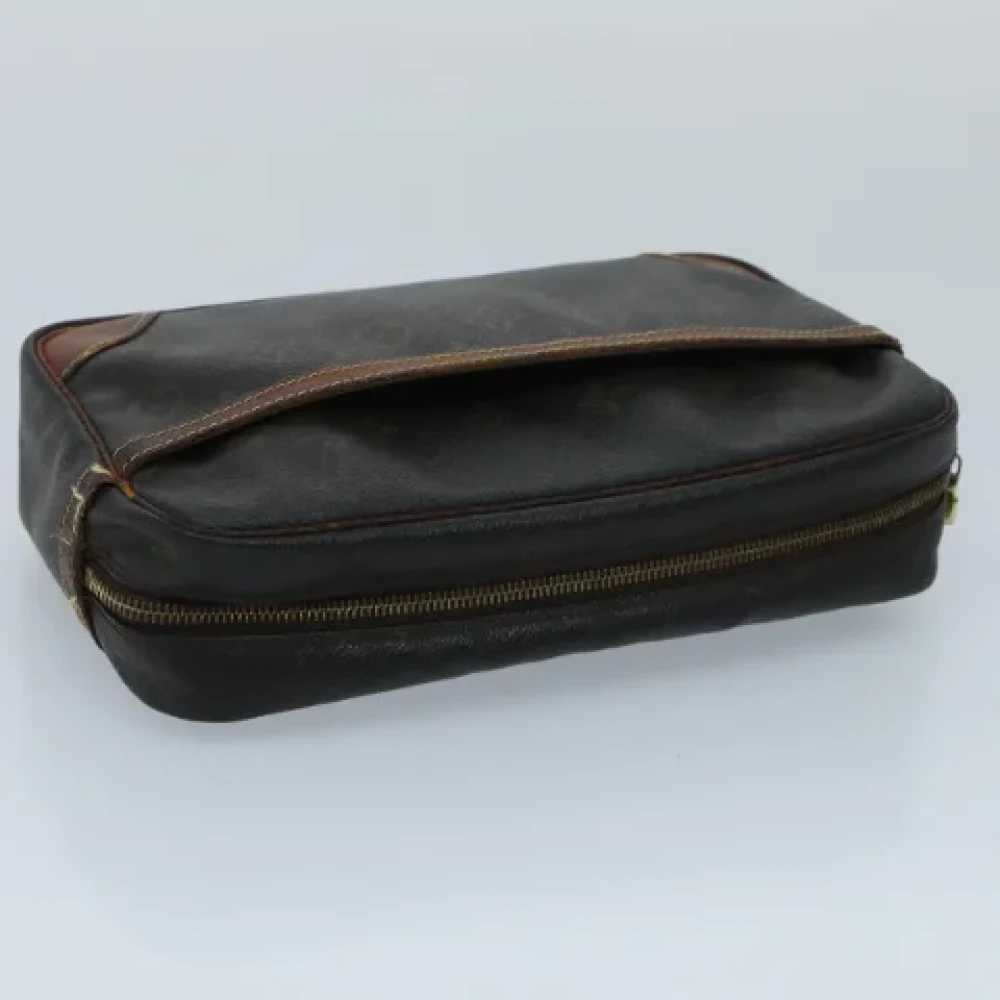Louis Vuitton Vintage Pre-owned Canvas clutches Brown Dames
