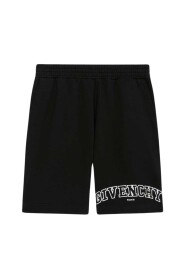 Schwarze Bermuda-Shorts