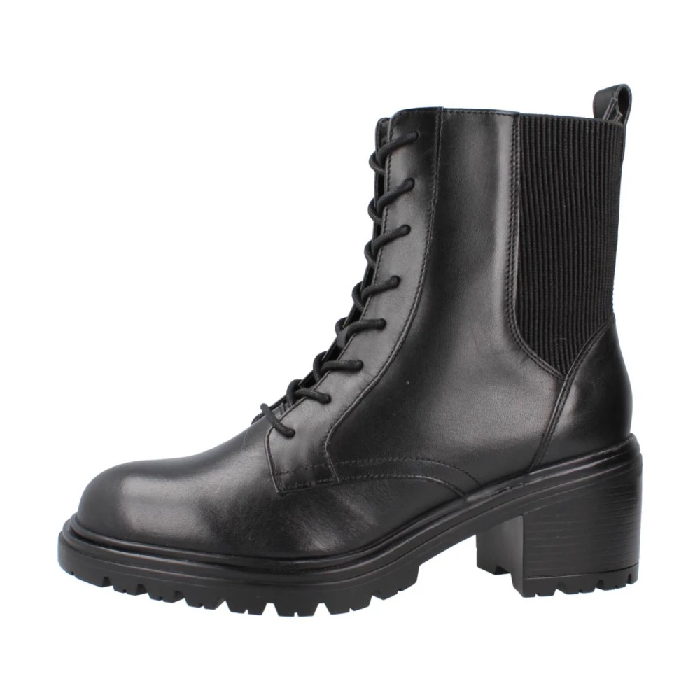 Geox Lace-up Boots Black Dames