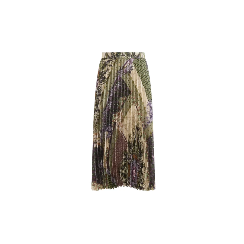 Alviero Martini 1a Classe Lange Rok in Klassieke Stijl Purple Dames