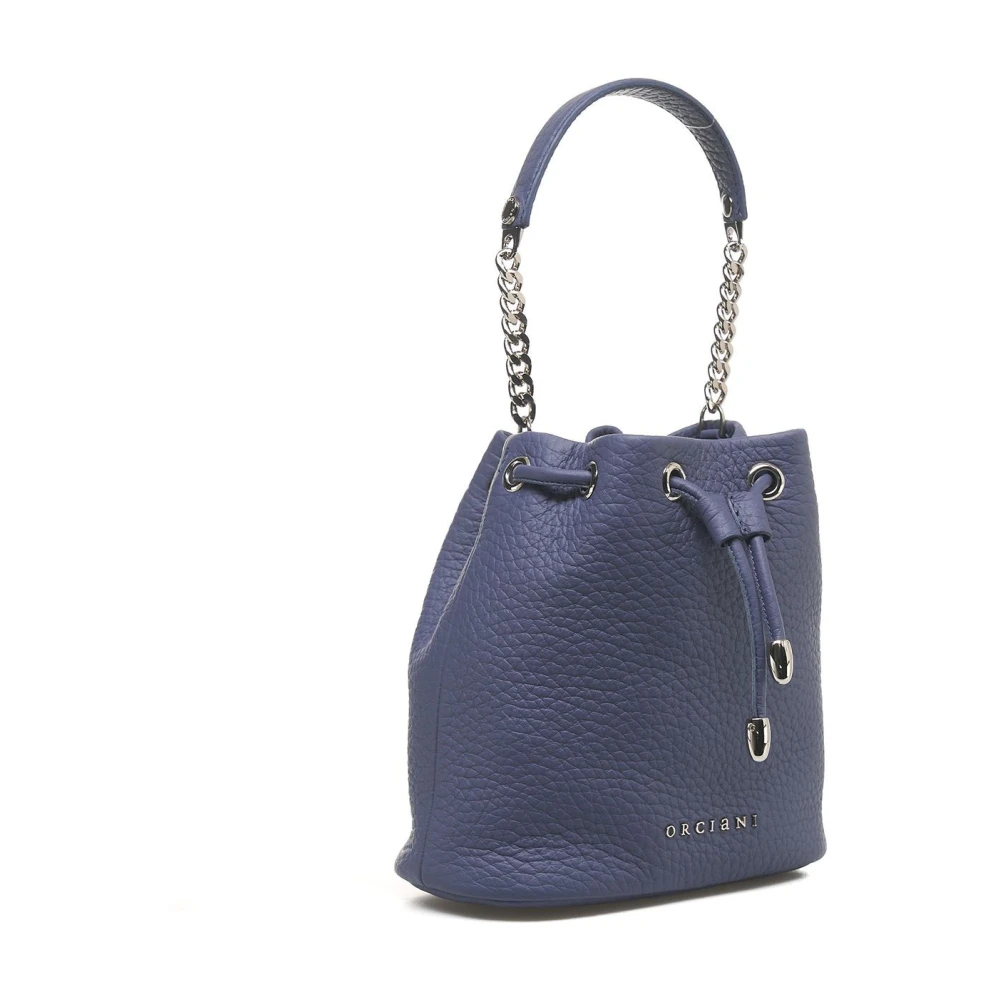 Orciani Paarse Handtas Aw24 Blue Dames