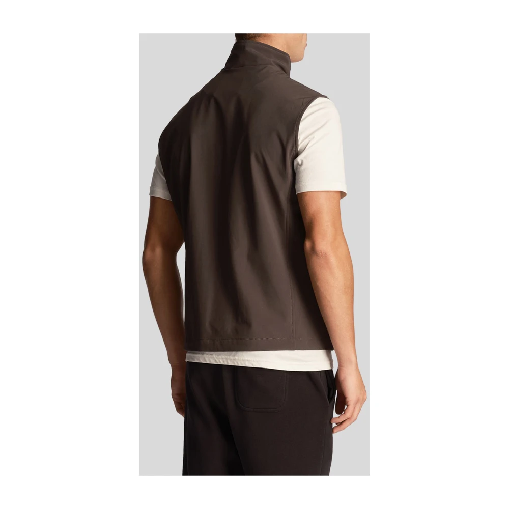 Lyle & Scott Vests Brown Heren