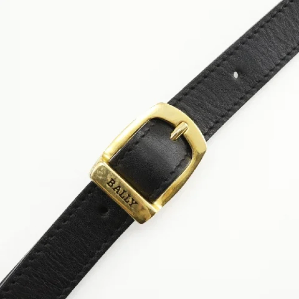 Bally Pre-owned Canvas crossbody-bags Black Dames