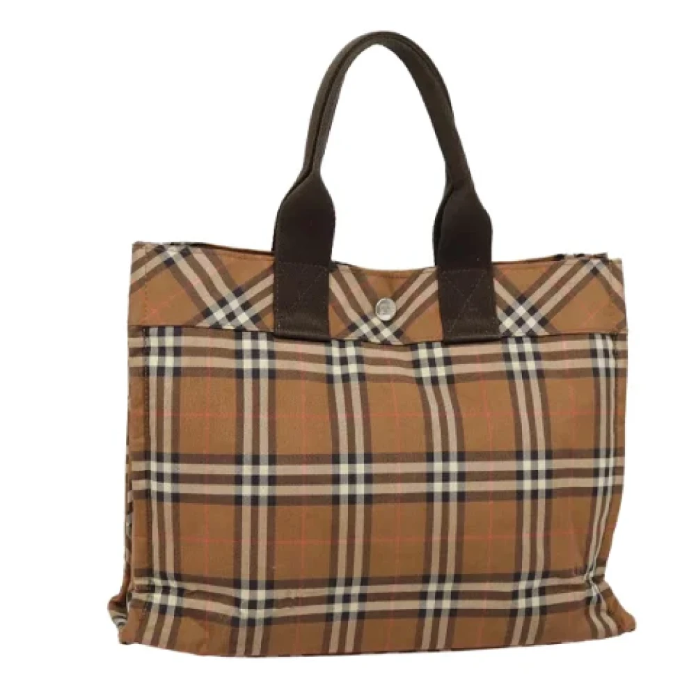 Burberry Vintage Pre-owned Nylon totes Brown Dames
