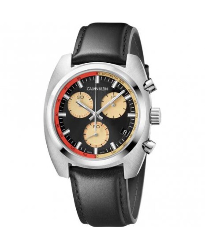 montre-a-quartz-avec-cadran-noir-et-bracelet-en-cuir