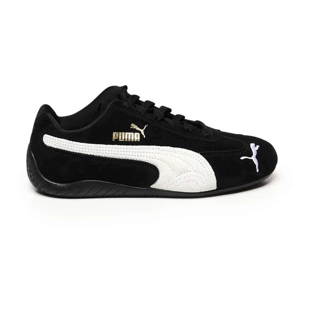 Puma Zwarte Sneakers met Voorsluiting Heren Schoenen