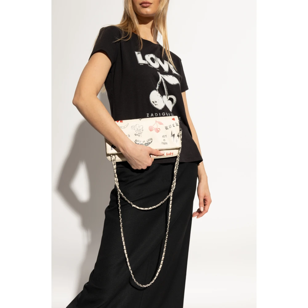 Zadig & Voltaire Schoudertas Rock Beige Dames