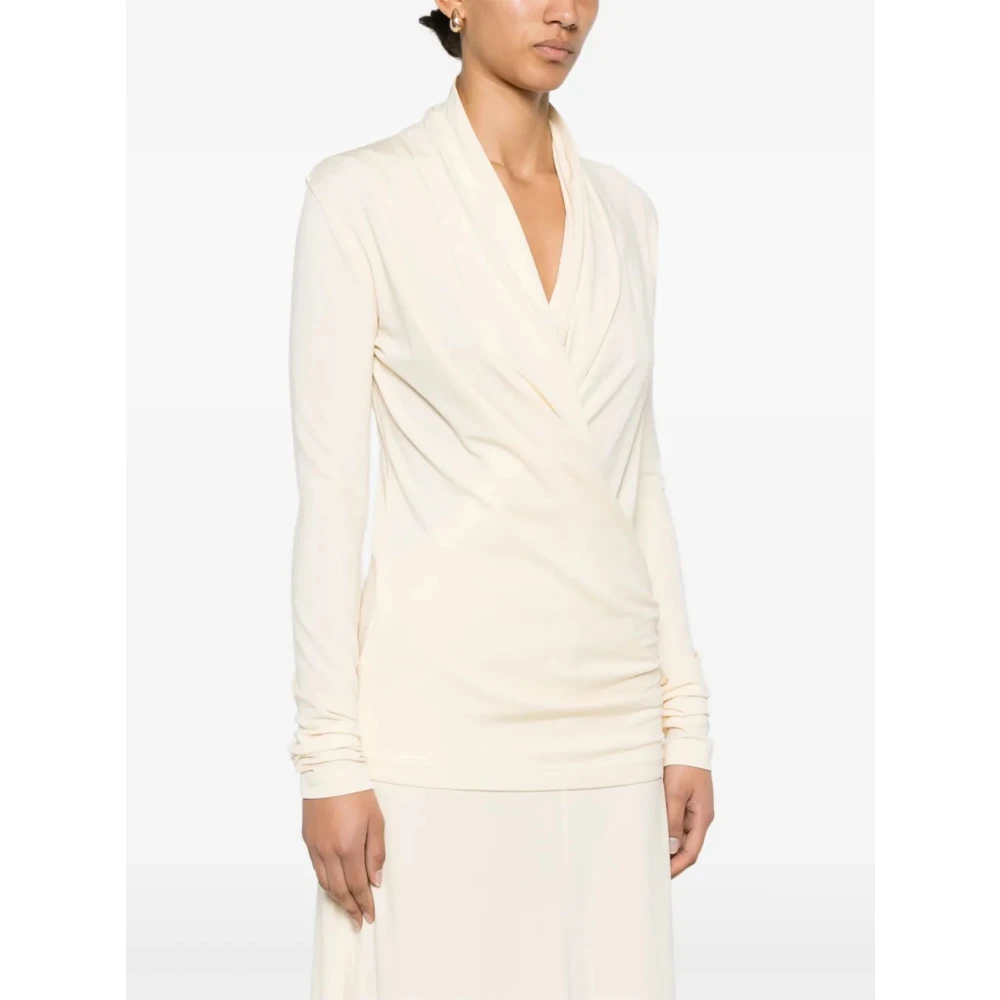 TotêMe Stijlvolle Jersey Top Beige Dames