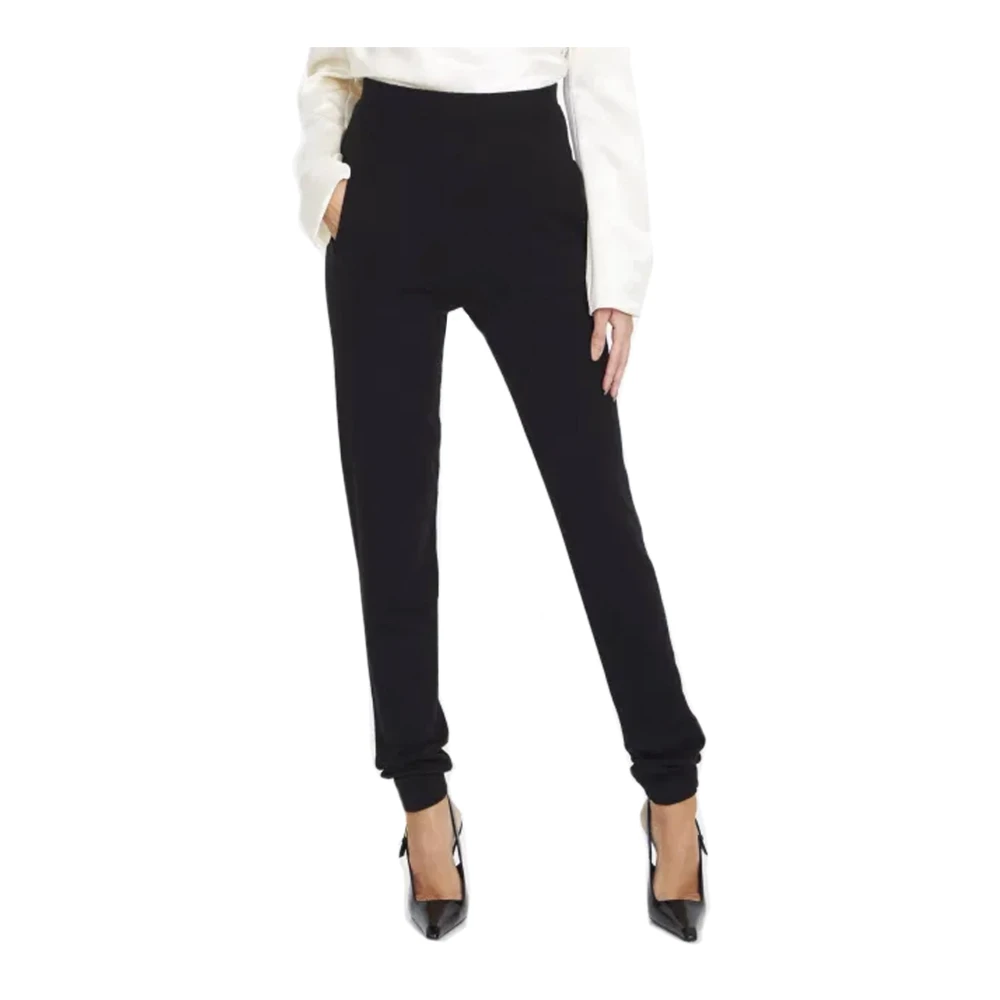 Saint Laurent Cashmere Legging Elegant Black Dames