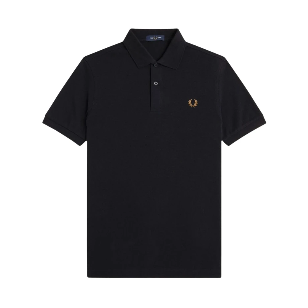 Fred Perry Men's Black Polo Shirts, M, M6000 Polo