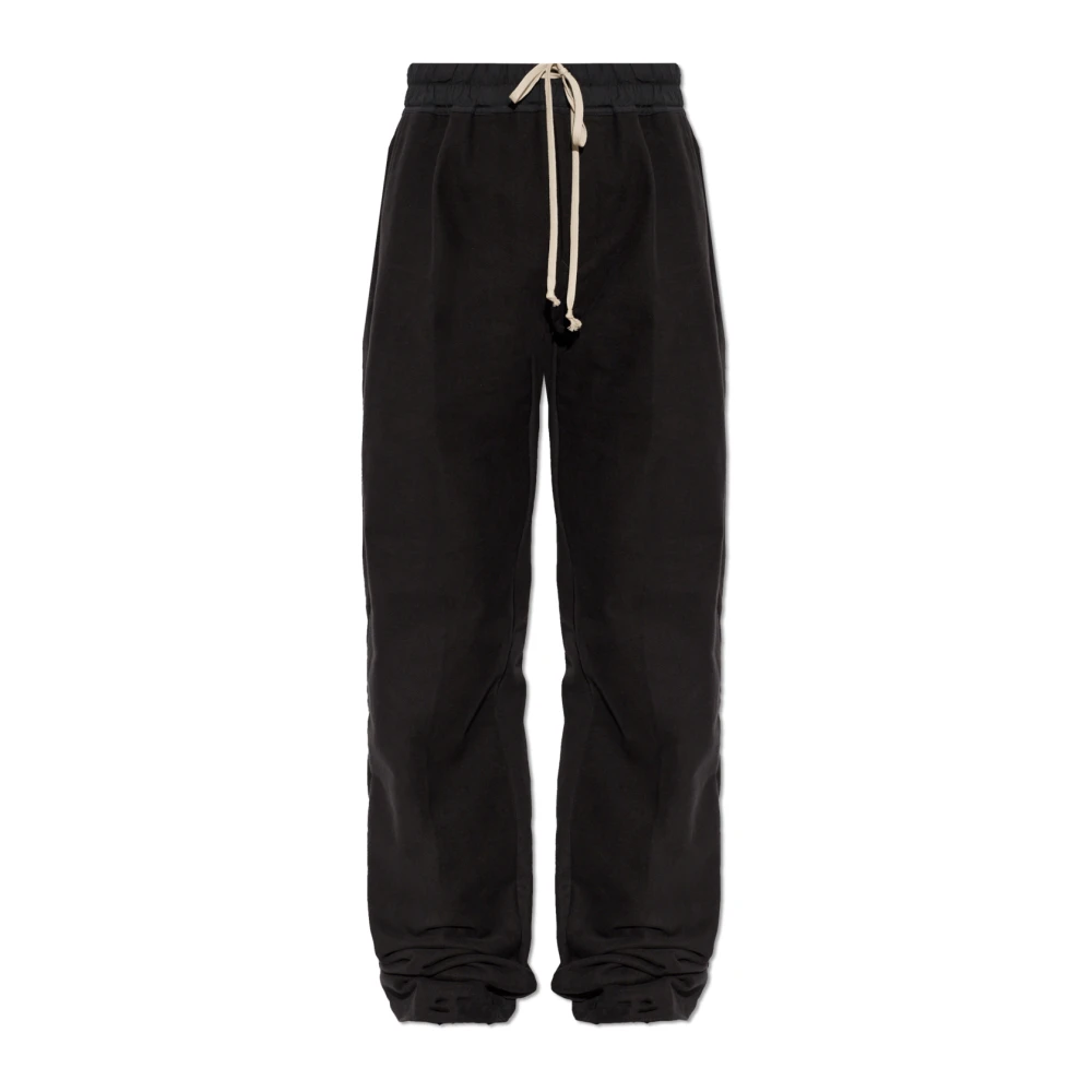 Rick Owens Uomo Nero - Dietrich Drawstring - Trousers - L - Immagine 4