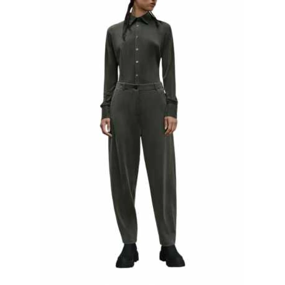 RRD High-waisted Cupro Carrot Broek Joanie Green Dames