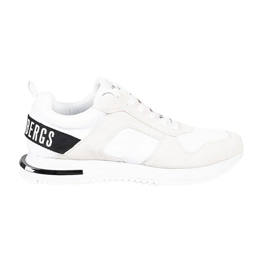 Bikkembergs Veterschoenen met logo zool Dames Schoenen Wit