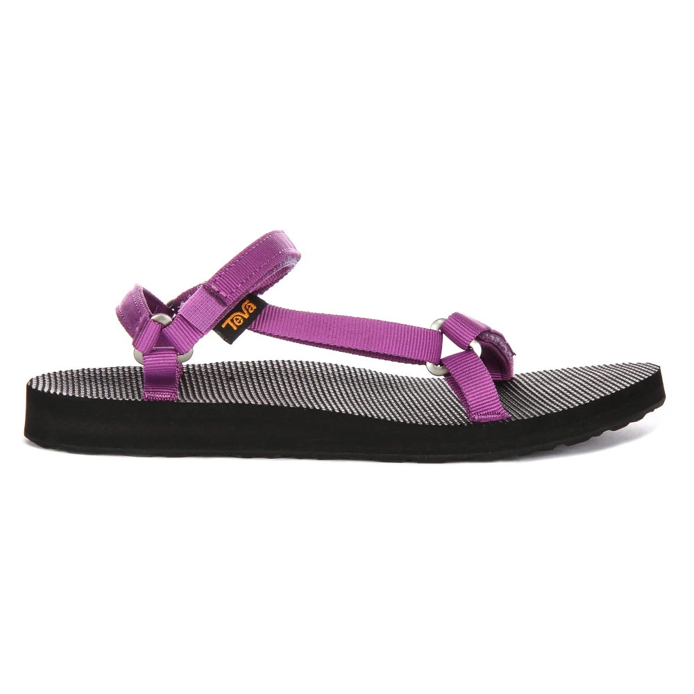 Teva Purple Flat Sandals, Female, 6 Uk, Slim Women's Sandals Quick-Dry Webbing