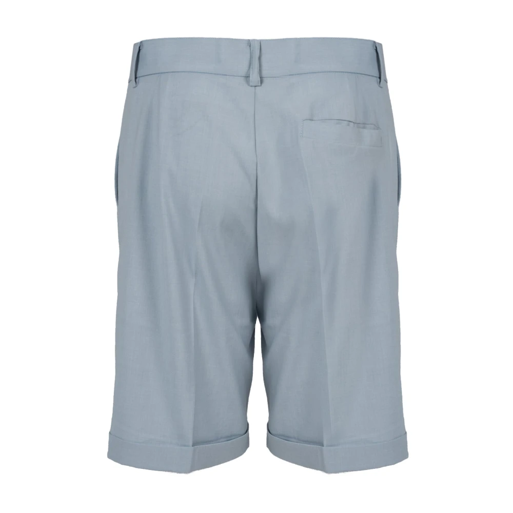 Xagon Man Eenvoudige Shorts Rits Knoop Zakken Kwaliteitsstof Blue Heren