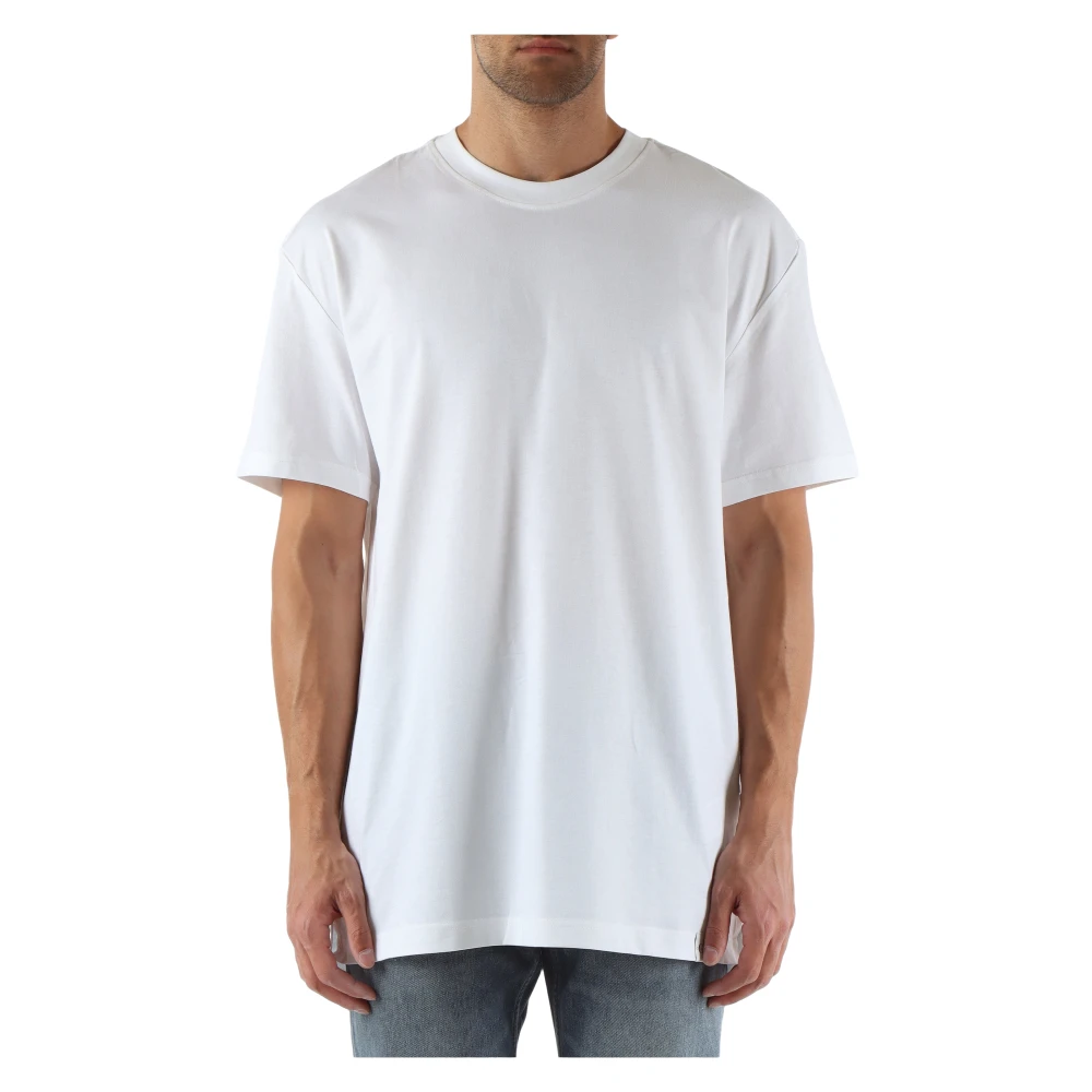 Calvin Klein Jeans Oversize Katoenen T-shirt White Heren