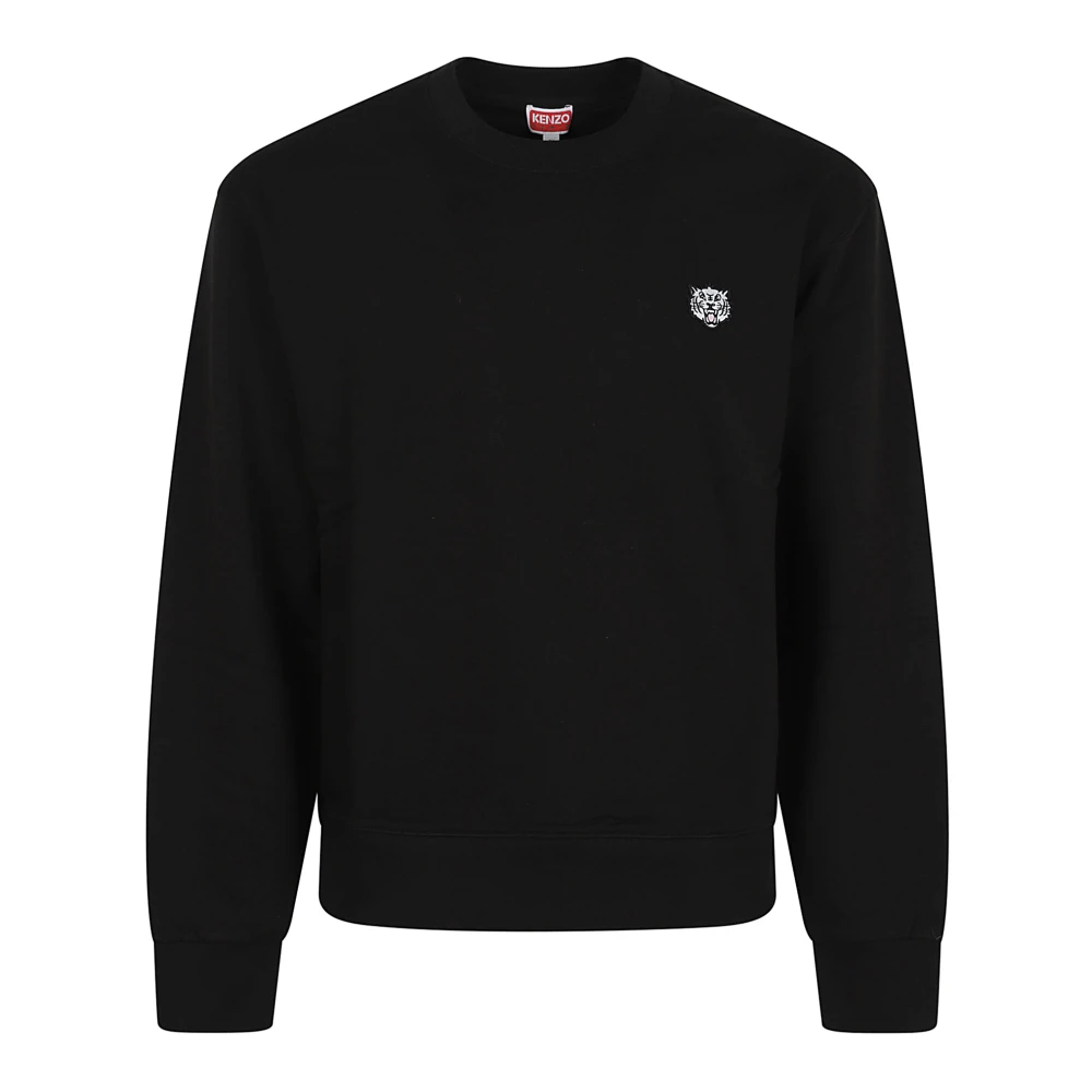 Kenzo Zwarte Sweatshirt Verhoog Garderobe Stijl Black Heren