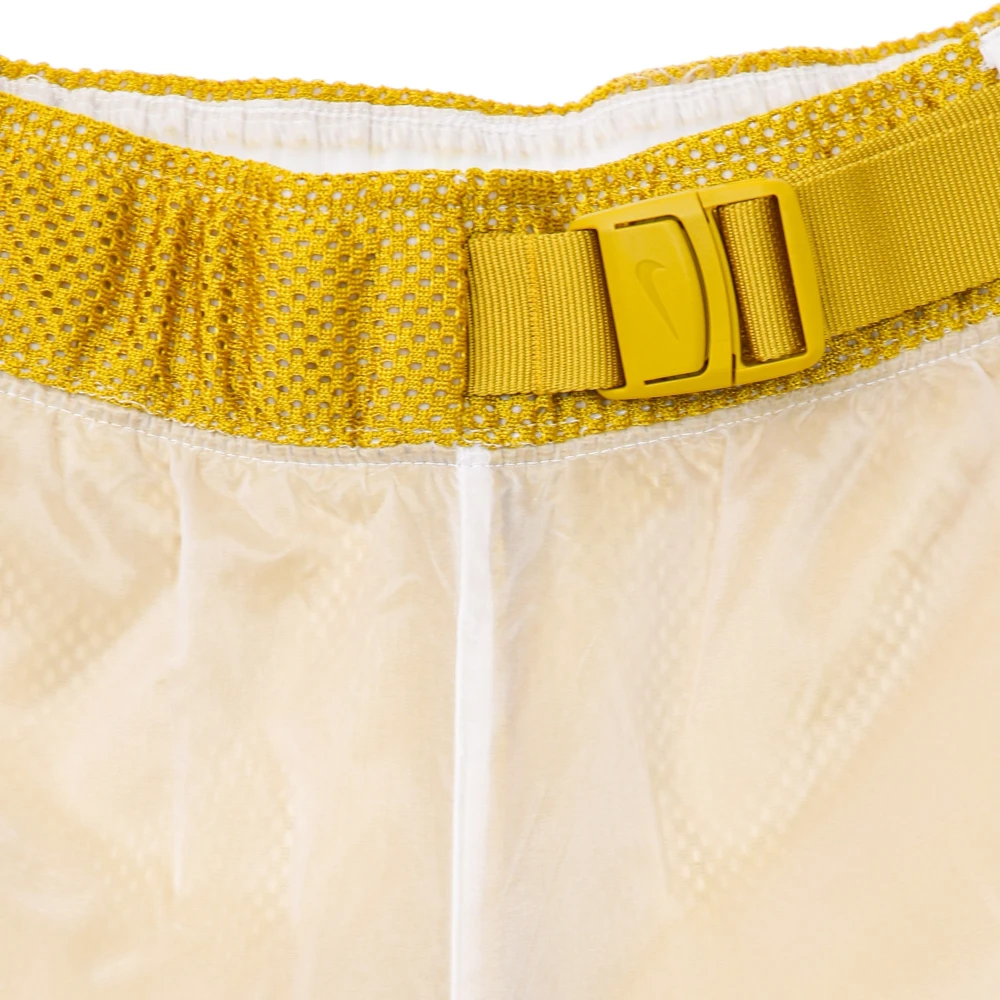 Nike Mesh Dubbellaags Sportswear Broek Beige Dames