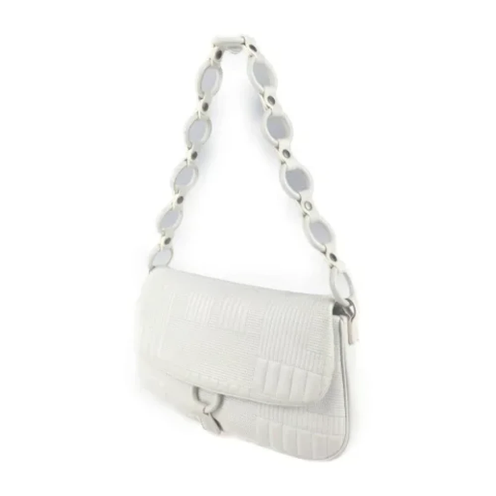 Bally Pre-owned Fabric shoulder-bags White Dames
