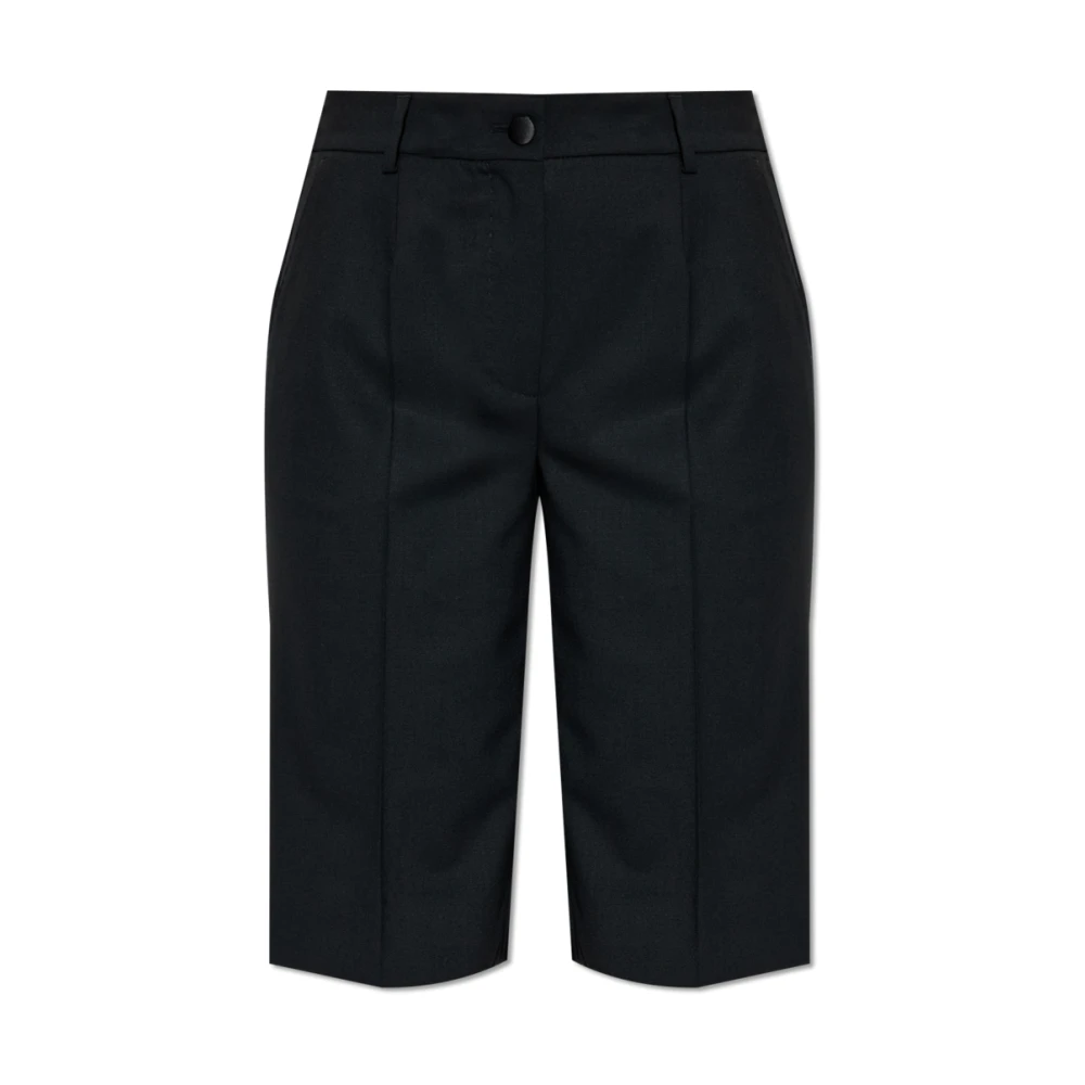 Dolce & Gabbana Femme Noir - Shorts Plissés - Shorts - Taille: 36 Fr