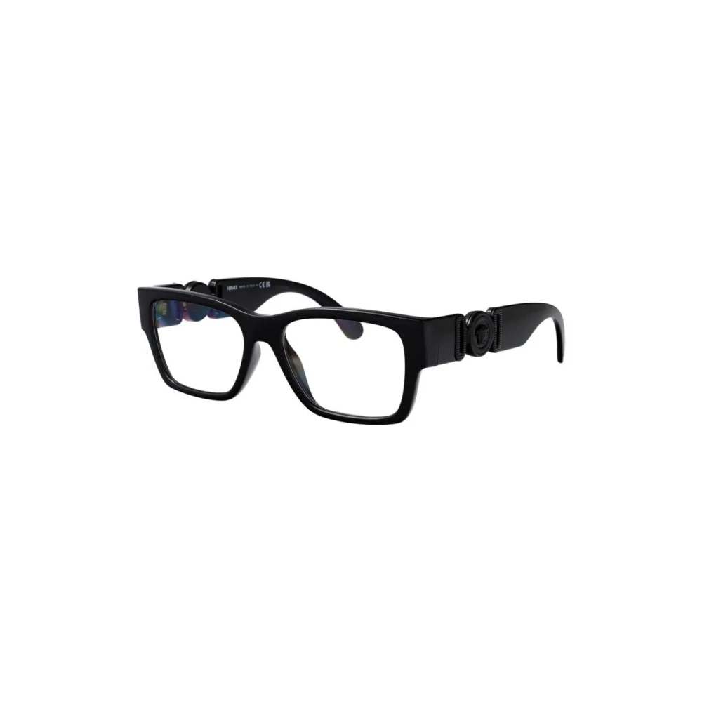 Versace Men's Black Glasses, 55 Mm, Optical Frame