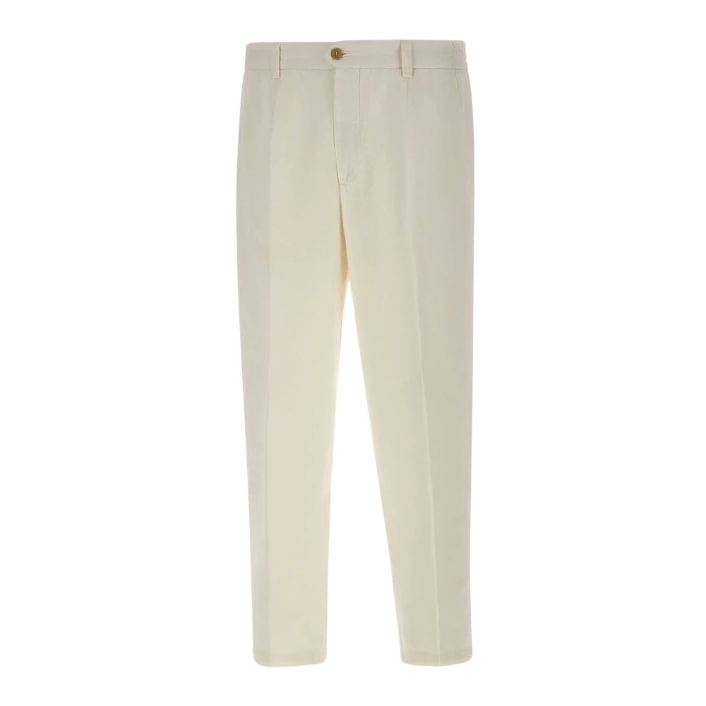 Briglia Men's Beige Suit Trousers, S, Portofinod Trousers