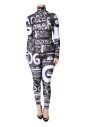 robe-combinaison-noire-moulante-a-col-roule-et-logo